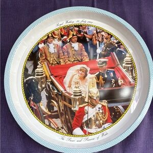 Royal Wedding Commemorative Metal Tray